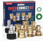 Mckillans Brass Pressure Washer Quick Connect Kit M22 14mm To 3 8  Male Female