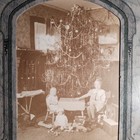 Christmas Tree Decorations Dolls Toys Photograph 1920s Original B2-60