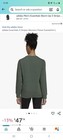 Adidas Womens Essentials 3-stripes Fleece Crew Neck Sweatshirt Green  Xs Nwt