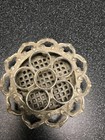 Vintage Round Silver Metal Lipstick Holder For 6 Lipsticks