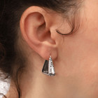 Women s Retro Carved Pattern Earrings Fashion Pendant Ear Buckle Alloy