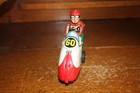 Vtg Japan Tin Litho Friction Toy Tn Nomura 60 Racing Motorcycle