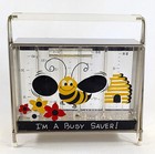 Pair Vintage Coin Banks  Busy Bee   Fidelity Savings Calendar Bank