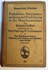 Antique 1923 2 German Books 1 Machine Drawing  2 Into Mechanical Engineering