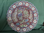 Vtg Kutahya Turkish Ceramic Majolica Pottery Plate 10    Floral