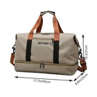 Travel Gym Duffel Bag Carry On Fitness Weekender Shoulder Bag