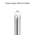 Fully Threaded Rod M16 X 350mm 2mm Pitch 304 Stainless Steel Right Hand