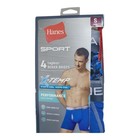 Hanes Men   s Sport Boxer Briefs 4   pack Small 28   30 Cool Mesh Fly Tagless New