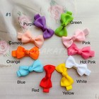 Baby Girl Grosgrain Ribbon Headband Hair Bow Clip Flowers Head Wear Us Seller