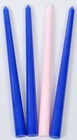 Blue Advent Candle Set - Made In The U s a  - 10 Inch Wax Taper Candles - 3 B   