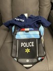 Police Car Costume Toddler Child s Halloween 3t 4t Cop Officer Dress-up Kids