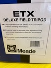 Meade  884 Etx Deluxe Field Tripod 07027 New Open Box W  Carry Bag Telescope