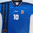 Diego Maradona Hand-signed Argentina Jersey W coa