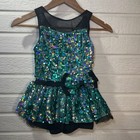 Dance Costume Weissman 13671 Turquoise Medium Child Jazz Sequin Sequin Music Tap