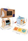 Montessori Toys For Babies 6-12 Months - 3 In 1 Baby Toys Play Kit - Medium S   