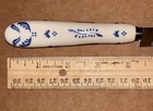 Holland Delft Blue Cheese Knife 8 5    Gouda Style Stainless Steel Blade