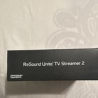 Resound Unite Tv Streamer 2 Hearing Aid Tv Streamer Dolby Digital Black silver