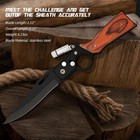 Assisted Blade Knives Pocket Tactical Folding Blade Knife Survival Hunting Led