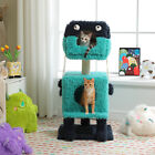 Pawz Road Cat Tree Tower Scratching Post Monster Shape Cat Condo House Furniture