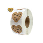 1000 Pcs roll Thank You Labels Heart Envelope Stickers Wedding Stickers