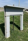 Antique Fireplace Mantel Surround  48x49  Architectural Salvage Rustic  A71