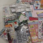 Lot Of Scrapbooking Supplies-embellishments  Stickers  Rub-ons 