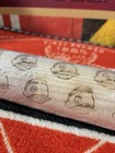 Mr  Boh Embossed Wooden Rolling Pin  new National Bohemian Collectors Item