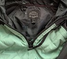 Woman s Saga Outerwear Co  Pullover 1 4 Zip Ski Jacket Quilted Body Hoody Sz L