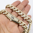 13mm Mens Miami Cuban Royal Link Chain Necklace Box Clasp Real 10k Yellow Gold