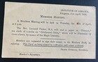 1900 Kingston Jamaica Ohms Postcard Cover Locally Used Members Meeting