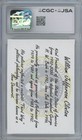 Bill Clinton Signed Auto Autographed Custom Cut Card Cgc   Jsa 8 Grade