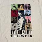 Taylor Swift The Eras Tour 2023 Concert T-shirt White Youth Large L 2023 Tour