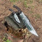 Custom Handmade Survival Machete Knife   20   Carbon Steel Blade   Hunting Knife