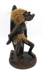 Hand Carved Wood Tiki Surfer Dude Tribal Statue Figurine Hawaiian Statue Vtg 9 