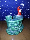 Vtg Pixie Elf Planter Wall Pocket Gnome Wishing Well