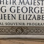 1937 Coronation Souvenir Programme King George Vi   Queen Elizabeth Embosed Cord