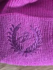 Victoria Secrets Pink Beanie pink W   p  Crest Logo One Size Fits Most