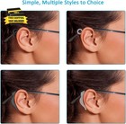 12 Pairs  Eyeglasses Ear Grips  Anti Slip Eyeglass Retainer  Premium Silicone Ea