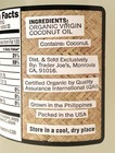 Trader Joe s Organic Virgin Coconut Oil  16 Fl Oz     Cold-pressed   Unrefined