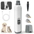Upgraded Quiet Nail Grinder For Dogs  Rechargeable Pet Paw Nail Trimmer Tool New
