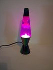Lava Lamp Oil Slick Base   Cap Look  Pink Lava In Original Box Works Great  