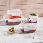 Figmint 12pc Tritan Food Storage Containers With Lids Stackable   Microwave-safe