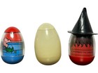 Vtg 1976 Hasbro Haunted House 3 Weebles Witch With Hat Ghost  Scared Boy