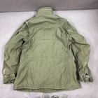 Vtg Us Army Jacket Mens Small Green M65 Coat Military Vietnam War Zipper Broken