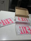 3 Pack Cooper Lighting Emergency Lighting Led Safety Exit Signs 023-783-euxrl