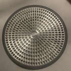  Shower Drain Hair Catcher strainer stainless Steel And Silicone Gray