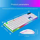 Wired Gaming Keyboard And Mouse Kit Backlit Mechanical For Computer Pc Laptop