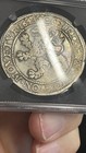 1641 Netherland 1ld Silver Lion Daalder  dav -4870  Ngc Genuine-rainbow Toned 