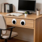 Giant Wiggle Googly Eyes With Self Adhesive Large Black 3 Large Sizes-8pcs