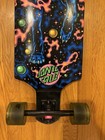 Santa Cruz Space Wolf 10  X 40  Drop Down Longboard Complete Road Rider Wheel tr